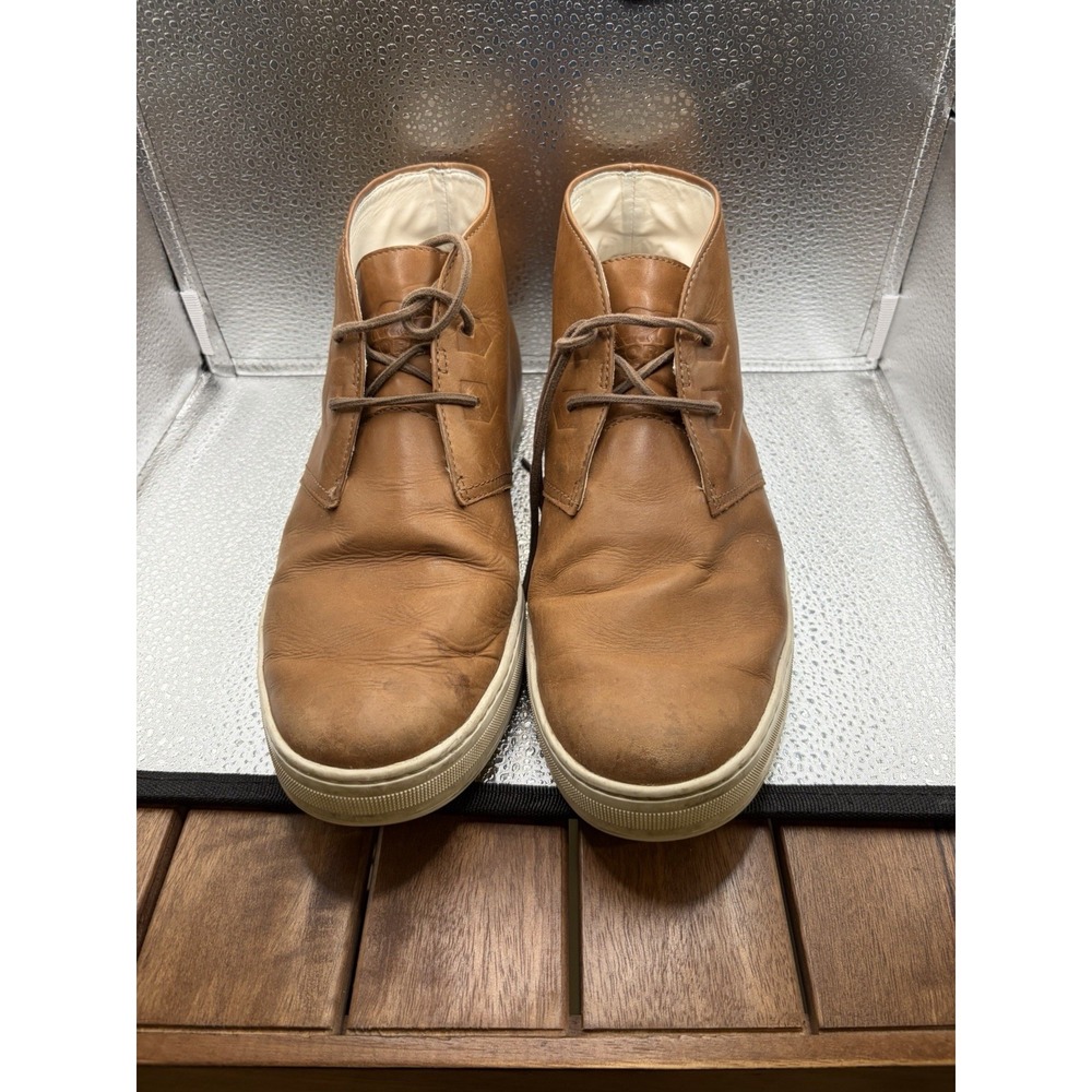 Sorel Chukka Boots Sneakers Men's 10 Brown Waterproof Leather Casual Short Lace